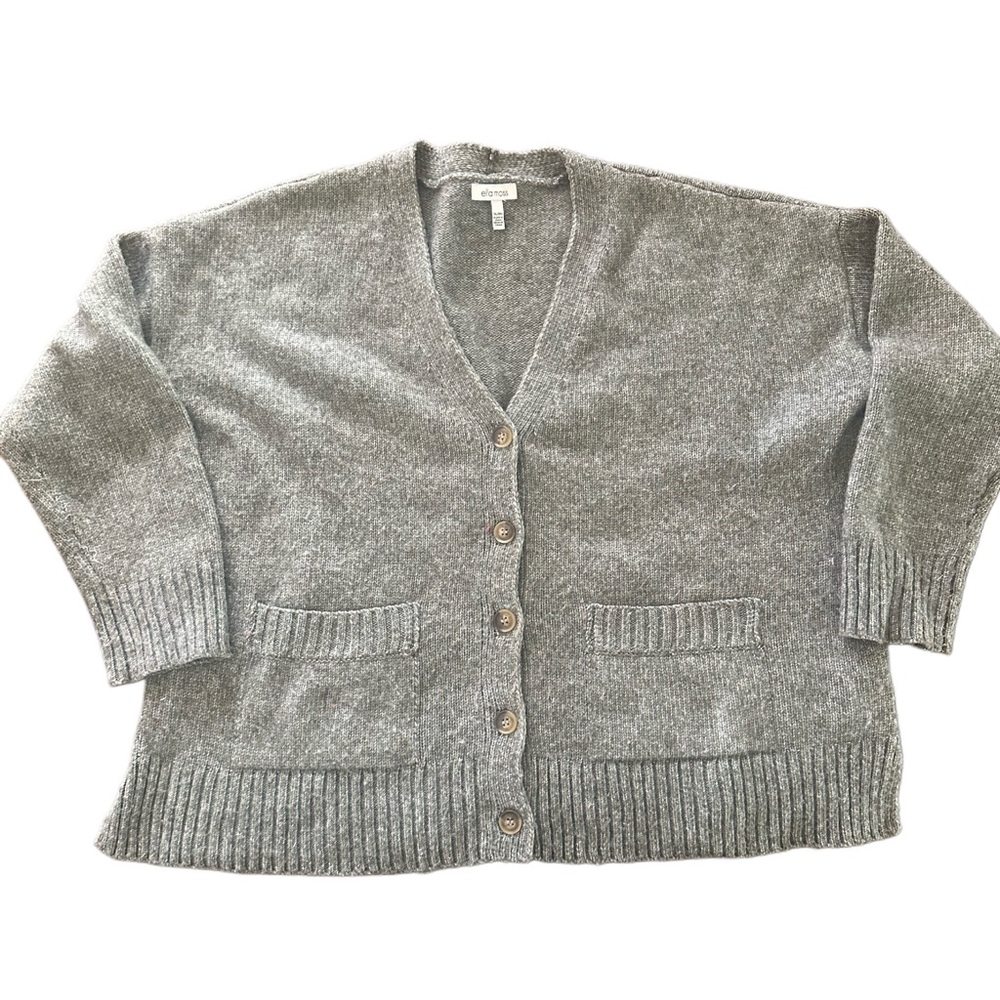 Ella Moss Wool blend cardigan light soft gray‎ Xl
Grunge nirvana